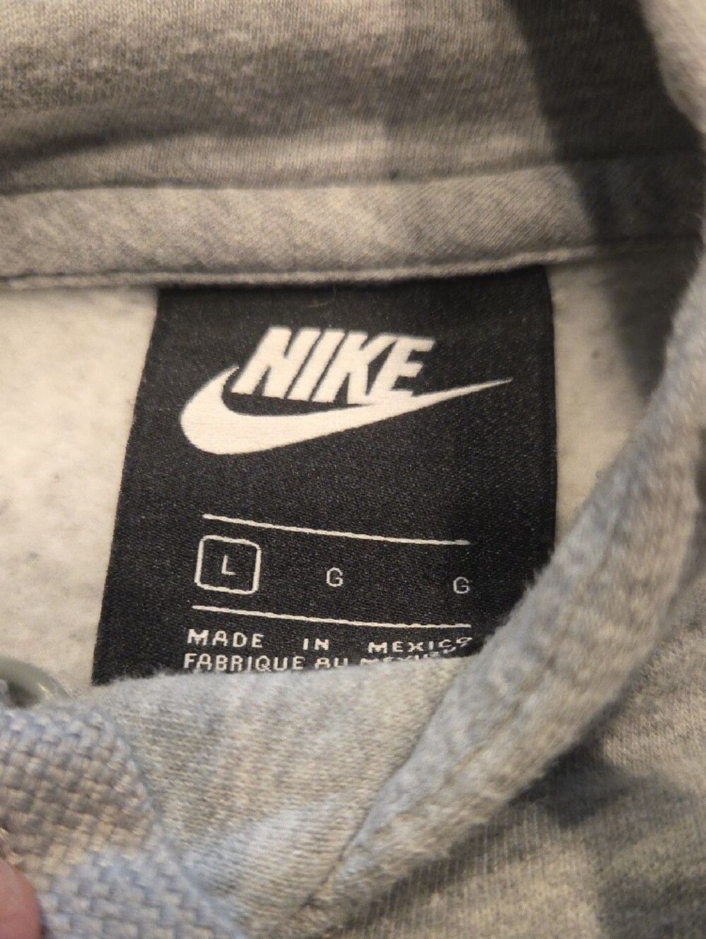 Nike Gray CU Buffalo Hoodie with White Swoosh - Picture 2 of 4